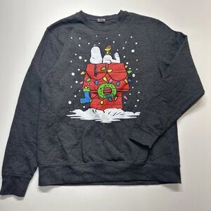 Peanuts Snoopy Christmas Men's Crewneck Sweater
